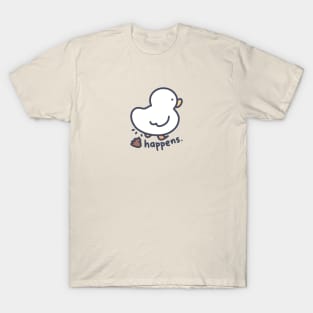 Poop Happens (Center Position) T-Shirt